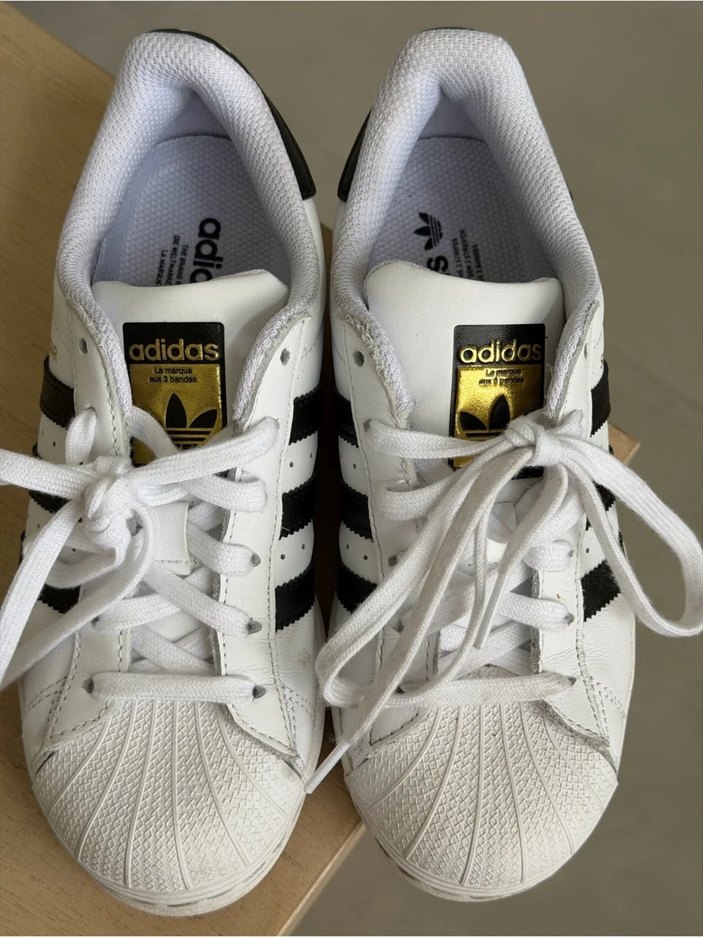 Kids classic Adidas Superstar sneakers